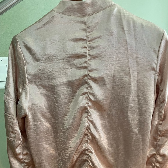 H&M Rose Gold Shiny Jacket - Picture 2 of 3